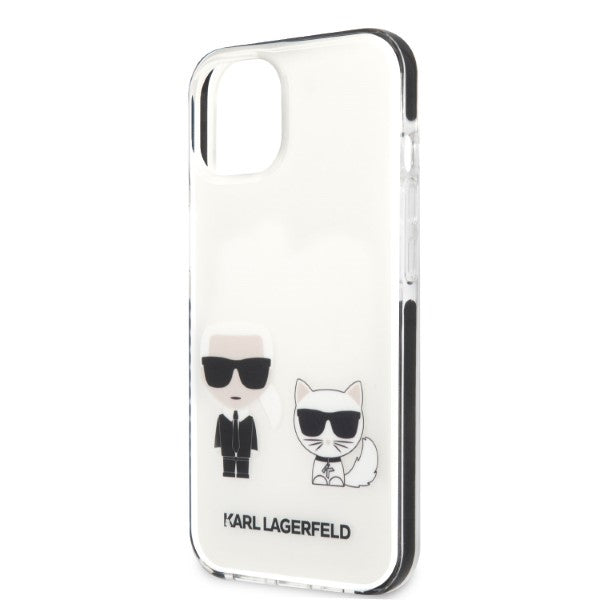 Karl Lagerfeld KLHCP13STPEKCW iPhone 13 mini 5.4" hardcase white/white Karl&amp;Choupette