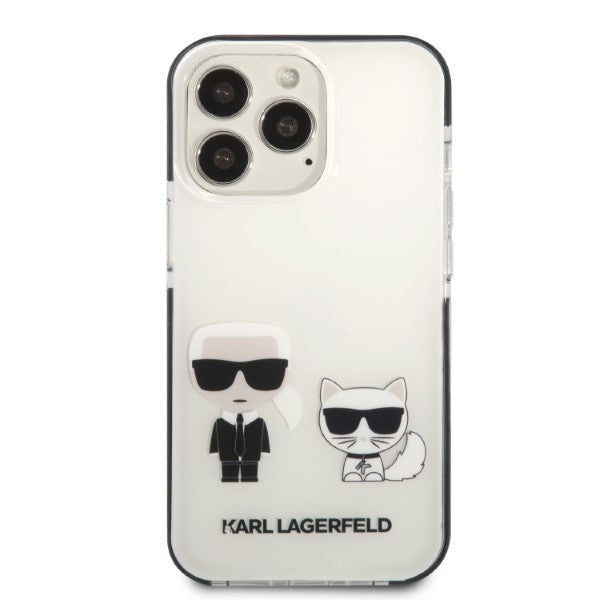 Karl Lagerfeld KLHCP13XTPEKCW iPhone 13 Pro Max 6.7" hardcase white/white Karl&amp;Choupette