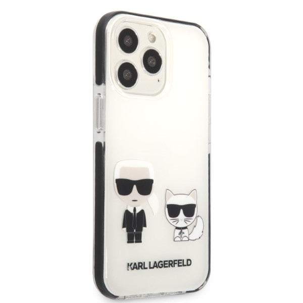 Karl Lagerfeld KLHCP13XTPEKCW iPhone 13 Pro Max 6.7" hardcase white/white Karl&amp;Choupette