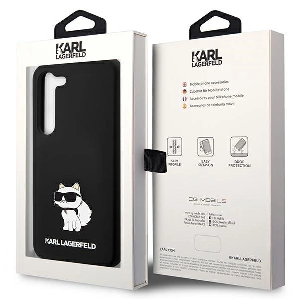 Karl Lagerfeld KLHCS23MSNCHBCK S23+ S916 hardcase black/black Silicone Choupette