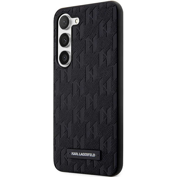 Karl Lagerfeld KLHCS23MSAKLHPK S23+ S916 hardcase black/black Saffiano Mono Metal Logo
