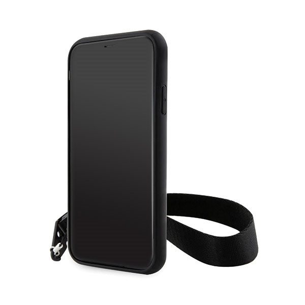 Karl Lagerfeld KLHCN61SAKLMBSK iPhone 11 / Xr 6.1" black/black hardcase Monogram Losange Saffiano