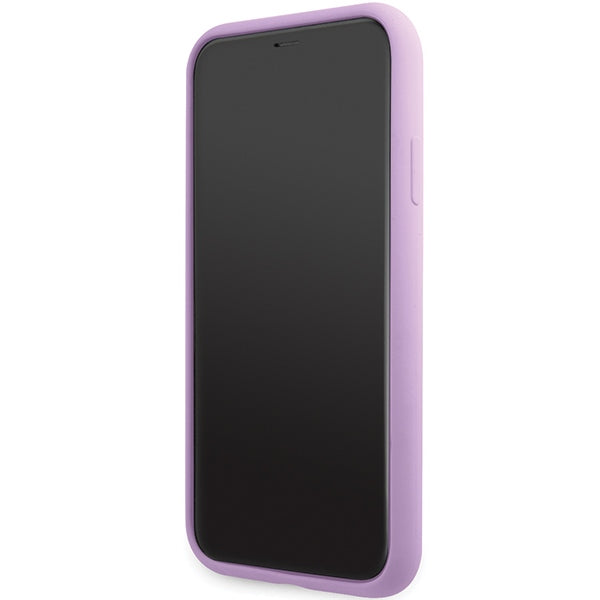 Karl Lagerfeld KLHCN61SKSVGU iPhone 11 / Xr 6.1" purple/purple hardcase Silicone Signature