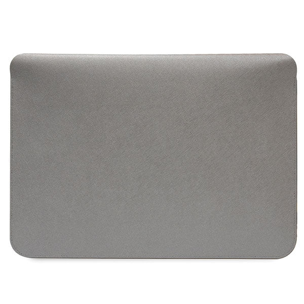 Karl Lagerfeld Saffiano Karl&amp;Choupette case for a 14" laptop - silver