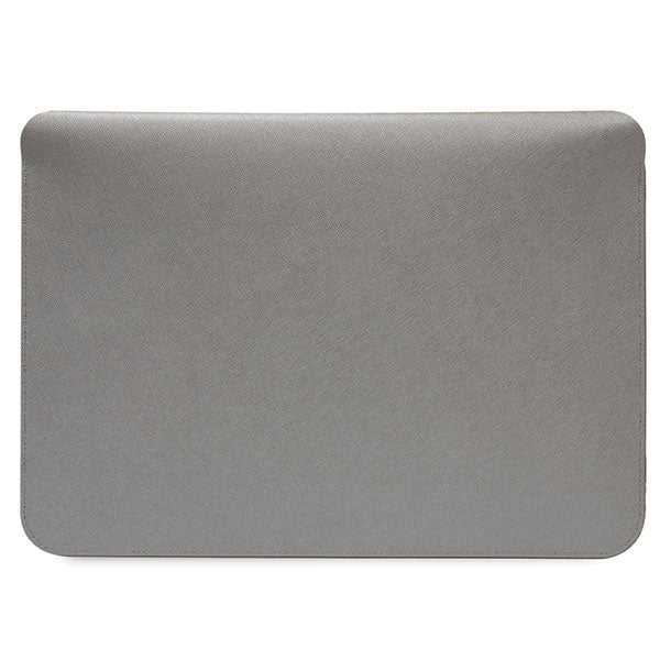 Karl Lagerfeld Saffiano Karl&Choupette case for a 16" laptop - silver