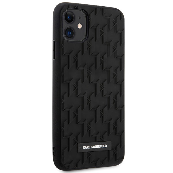Karl Lagerfeld KLHCN61RUPKLPK iPhone 11 / Xr 6.1" hardcase black/black 3D Monogram