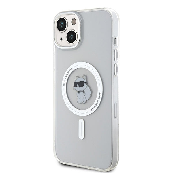 Karl Lagerfeld IML Choupette MagSafe case for iPhone 15 Plus - transparent