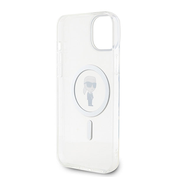 Karl Lagerfeld IML Ikonik MagSafe case for iPhone 15 Plus - transparent