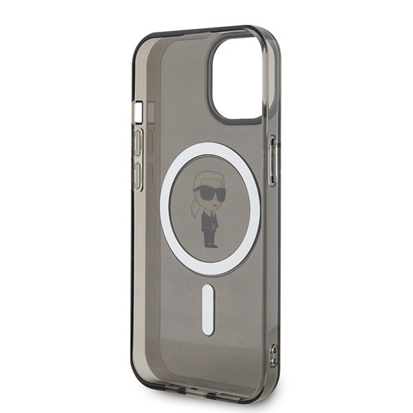 Karl Lagerfeld IML Ikonik MagSafe case for iPhone 15 - black