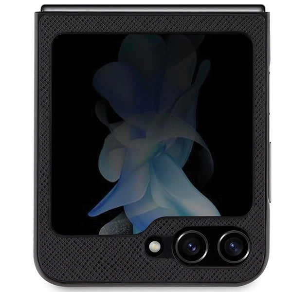 Karl Lagerfeld Saffiano Karl&amp;Choupette Pin case for Samsung Galaxy Z Flip 5 - black