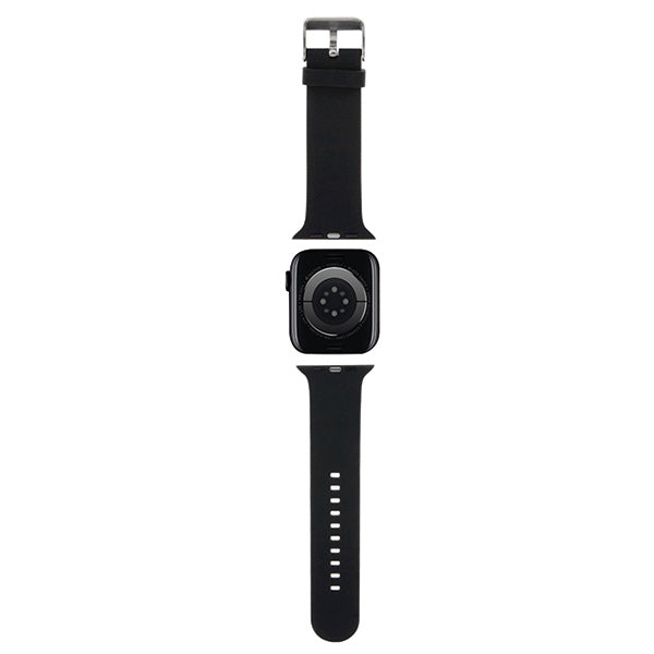 Karl Lagerfeld 3D Rubber Choupette Heads Strap for Apple Watch 38/40/41mm - Black