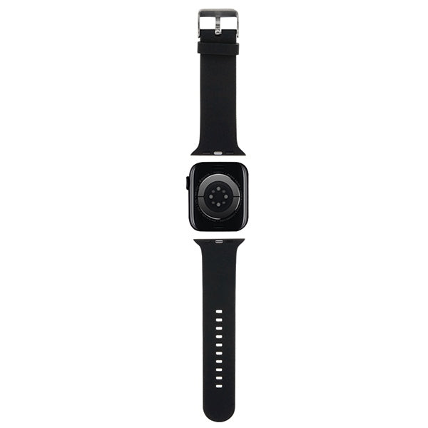 Karl Lagerfeld 3D Rubber Karl&amp;Choupette Heads strap for Apple Watch 38/40/41mm - black