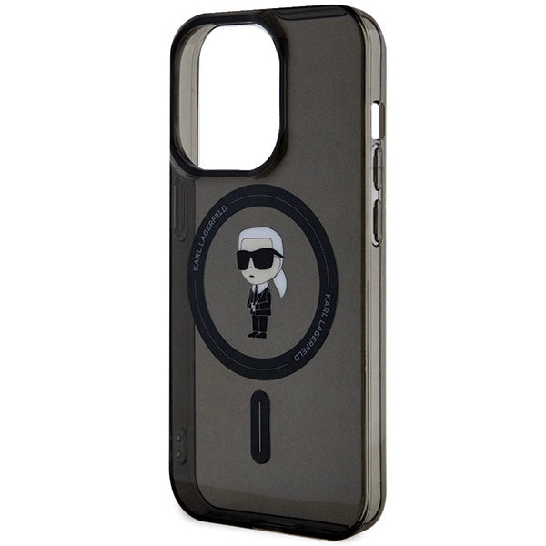 Karl Lagerfeld KLHMP14LHFCKNOK iPhone 14 Pro 6.1" black/black hardcase IML Ikonik MagSafe
