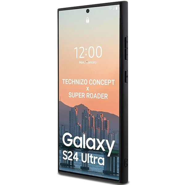 Karl Lagerfeld KLHCS24LPSAKCMPK S24 Ultra S928 hardcase black/black Saffiano Karl &amp; Choupette Metal Pin