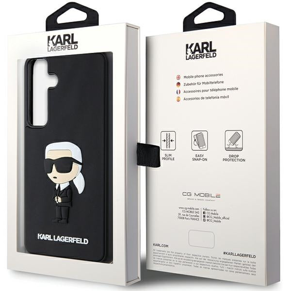 Karl Lagerfeld 3D Rubber Ikonik case for Samsung Galaxy S24 - black