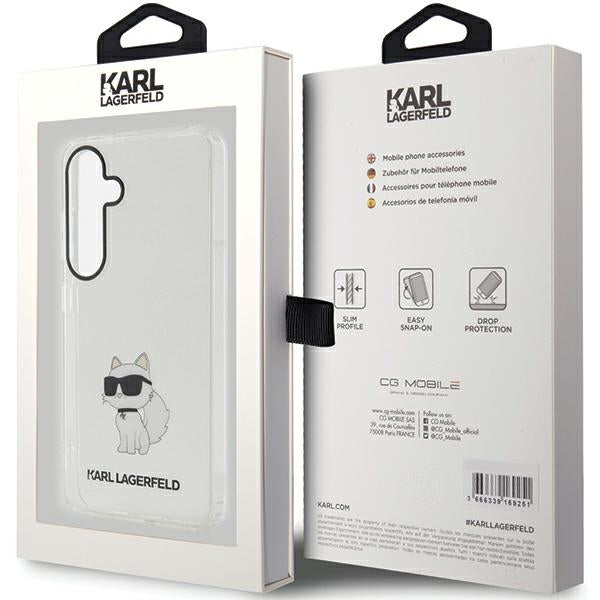 Karl Lagerfeld IML Choupette case for Samsung Galaxy S24 - transparent