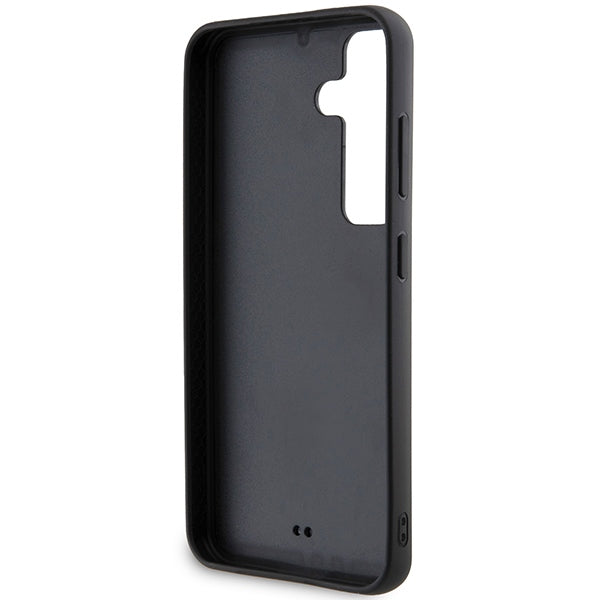 Karl Lagerfeld Rhinestone Metal Logo case for Samsung Galaxy S24 - black