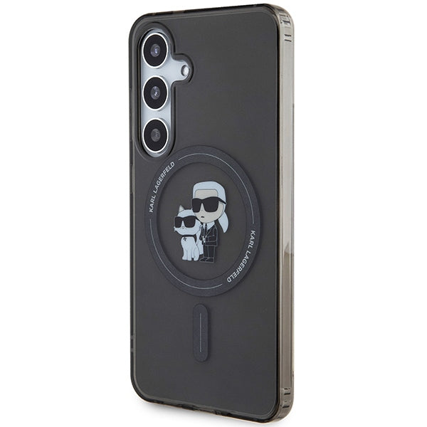 Karl Lagerfeld IML Karl&amp;Choupette MagSafe case for Samsung Galaxy S24 - black