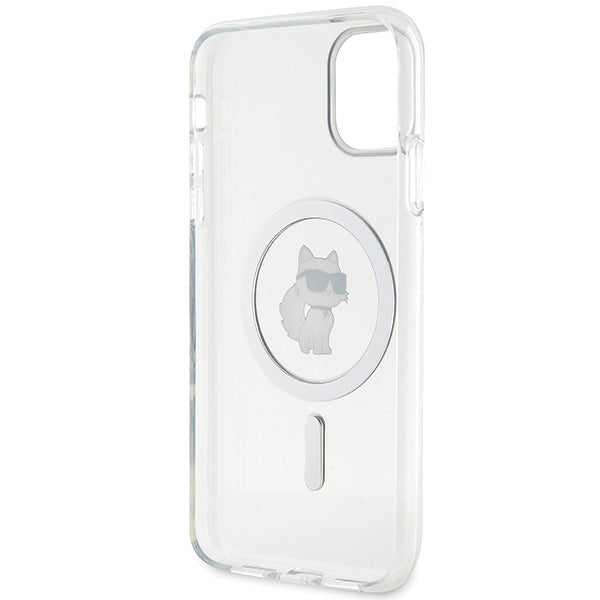 Karl Lagerfeld IML Choupette MagSafe case for iPhone 11 / Xr - transparent