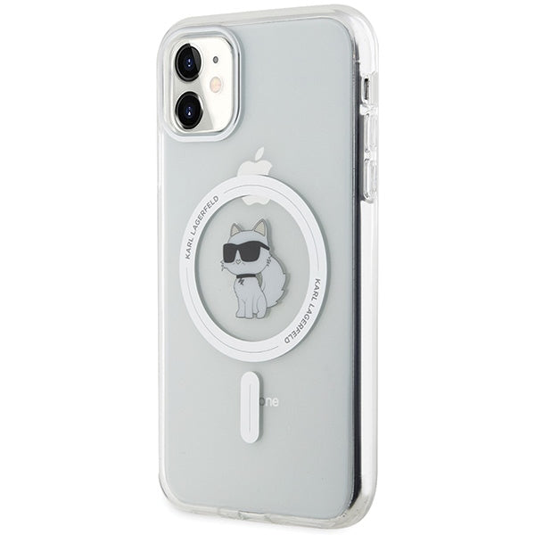 Karl Lagerfeld IML Choupette MagSafe case for iPhone 11 / Xr - transparent
