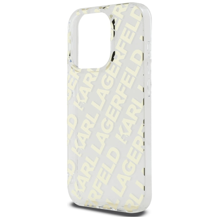 Karl Lagerfeld IML Fullover Logo case for iPhone 15 Pro Max - gold