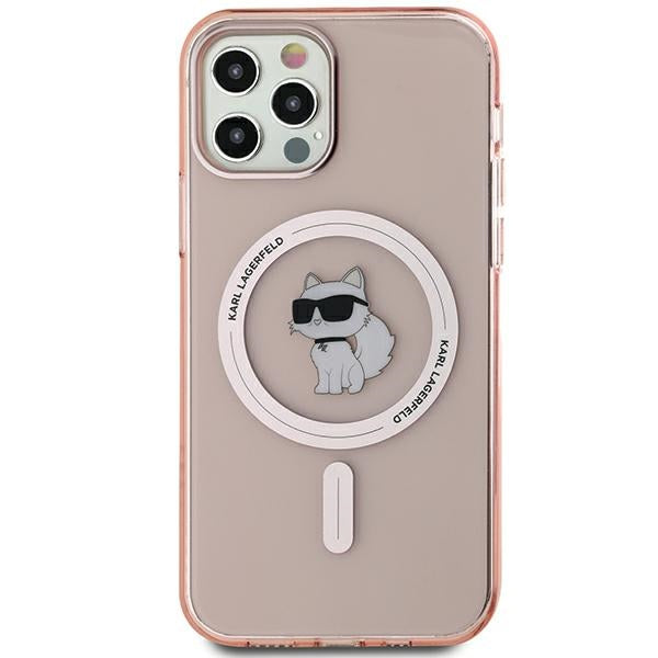 Karl Lagerfeld IML Choupette MagSafe case for iPhone 12/12 Pro - pink
