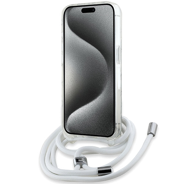 Karl Lagerfeld IML Choupette Head &amp; Cord MagSafe case for iPhone 14 Pro Max - transparent