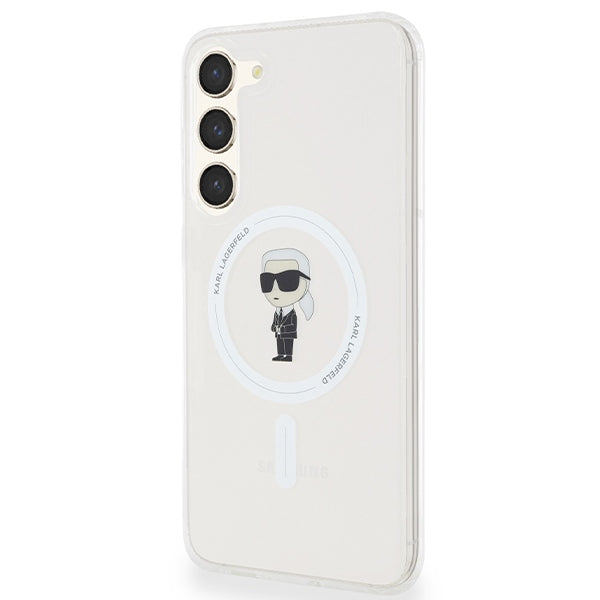 Karl Lagerfeld IML Ikonik MagSafe case for Samsung Galaxy S24+ - transparent