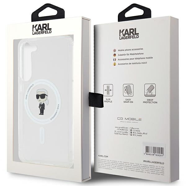 Karl Lagerfeld IML Ikonik MagSafe case for Samsung Galaxy S24+ - transparent
