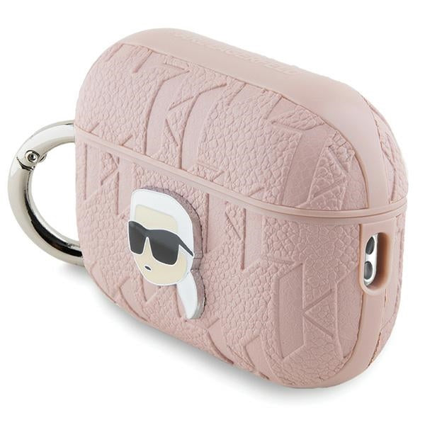 Karl Lagerfeld Monogram Karl Head case for AirPods Pro 2 - pink