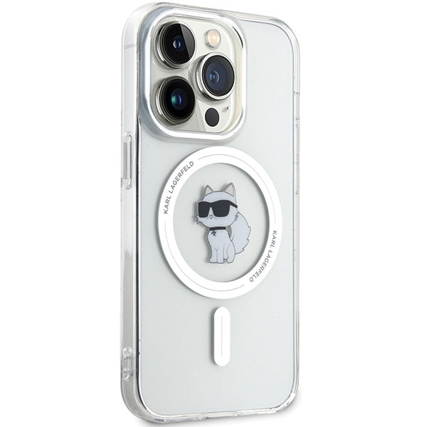 Karl Lagerfeld IML Choupette MagSafe case for iPhone 13 Pro Max - transparent
