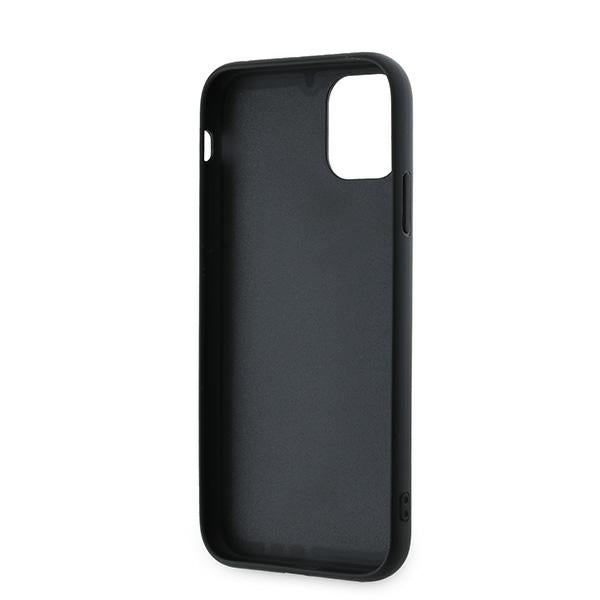 Karl Lagerfeld Diagonal Quilted Script case for iPhone 11 / Xr - black