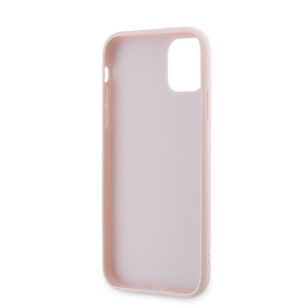 Karl Lagerfeld Diagonal Quilted Script case for iPhone 11 / Xr - pink