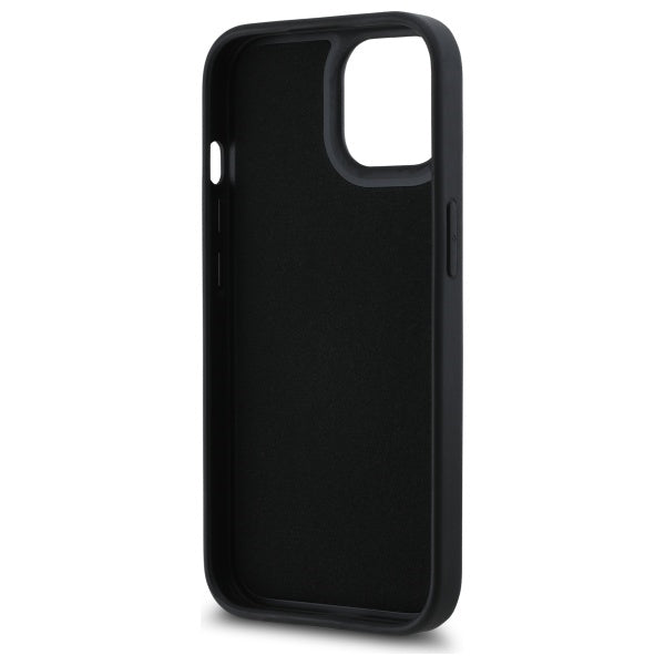 Karl Lagerfeld 3D Rubber Signature iPhone 15 Case - Black