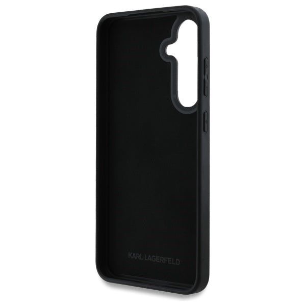Karl Lagerfeld 3D Rubber Karl&amp;Choupette Case for Samsung Galaxy S24 FE - Black