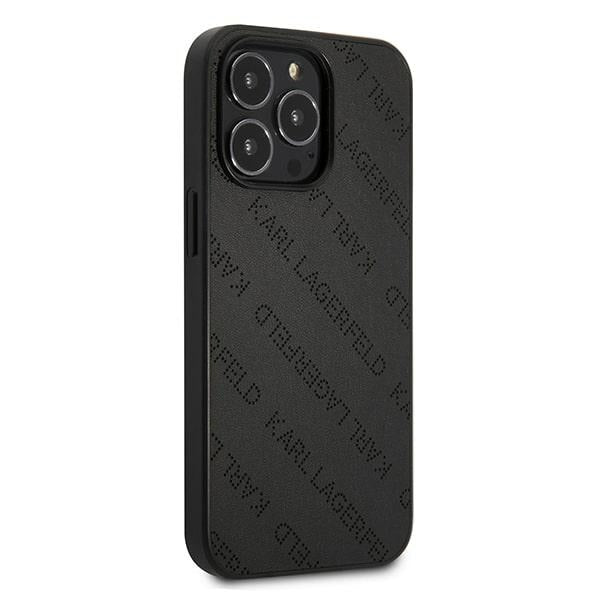 Karl Lagerfeld Perforated Allover Case for iPhone 13 Pro / 13 6.1" - Black