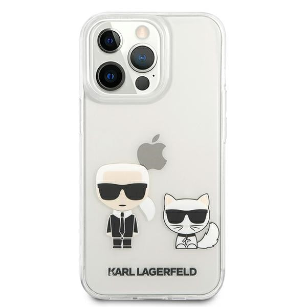 Karl Lagerfeld Karl & Choupette Case for iPhone 13 Pro Max 6.7" - Transparent