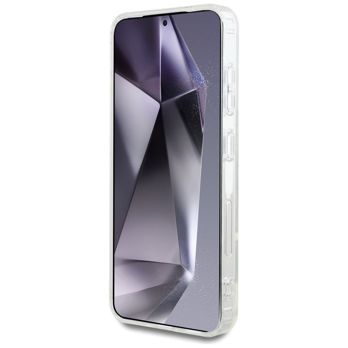 Case Karl Lagerfeld Button Choupette Head Printed Logo MagSafe Samsung Galaxy S25 white