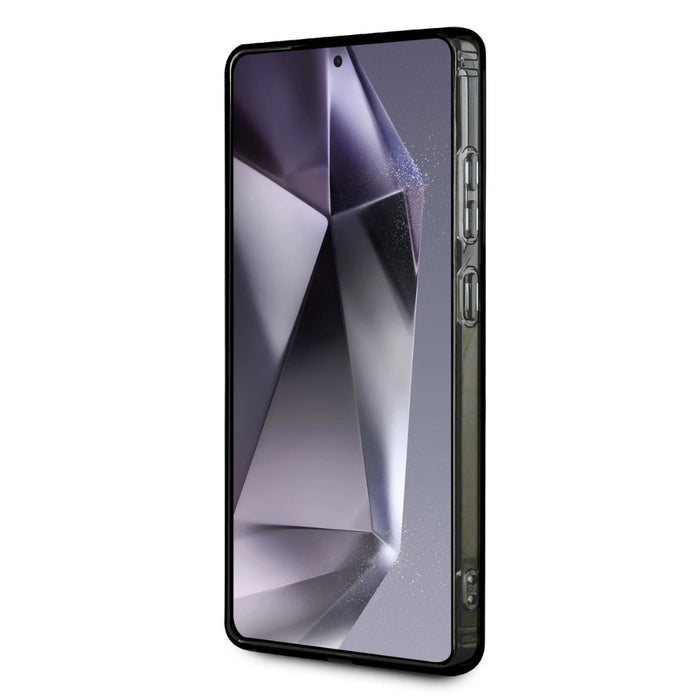 Case Karl Lagerfeld Button Karl &amp; Choupette Heads On KL Pattern MagSafe Samsung Galaxy S25 Ultra black