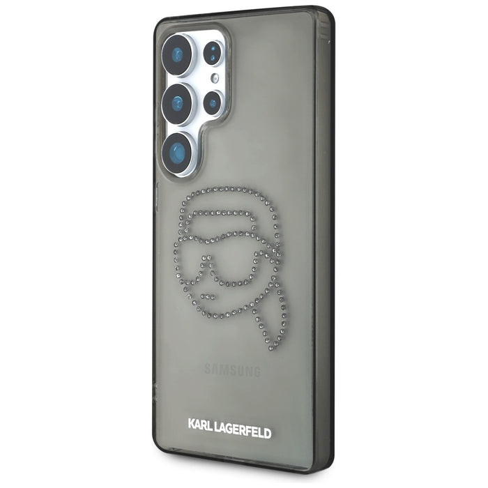 Case Karl Lagerfeld Rhinestones Karl Head Logo Samsung Galaxy S25 Ultra black