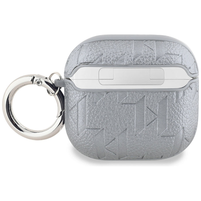 Karl Lagerfeld Monogram Karl Head case for AirPods 4 - silver