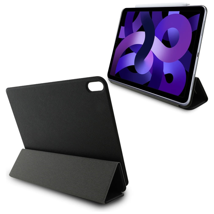 Karl Lagerfeld Saffiano Magnetic Karl &amp; Choupette iPad Air 11" 2024 Book Cover Case - Black