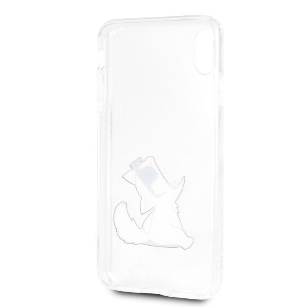 Karl Lagerfeld Choupette Fun iPhone Xs Max Case - Transparent