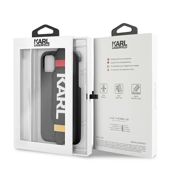 Karl Lagerfeld Strap Case for iPhone 11 Pro 5.8" - Black