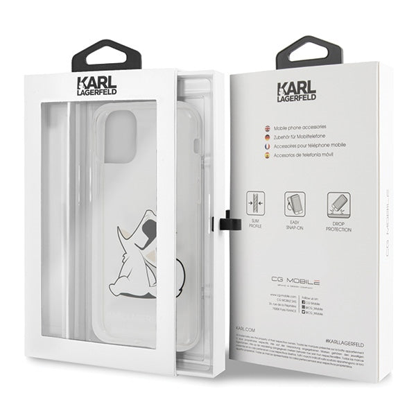 Karl Lagerfeld Choupette Fun iPhone 11 / Xr Case - Transparent