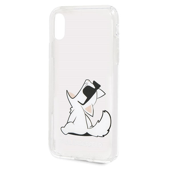 Karl Lagerfeld Choupette Fun iPhone X/Xs Case - Transparent