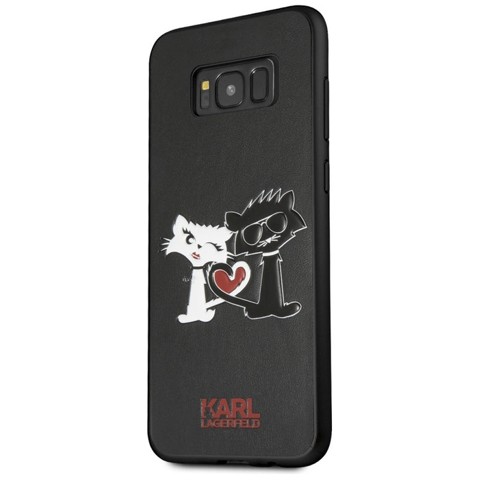 Karl Lagerfeld Choupette In Love Case for Samsung Galaxy S8 Plus - Black