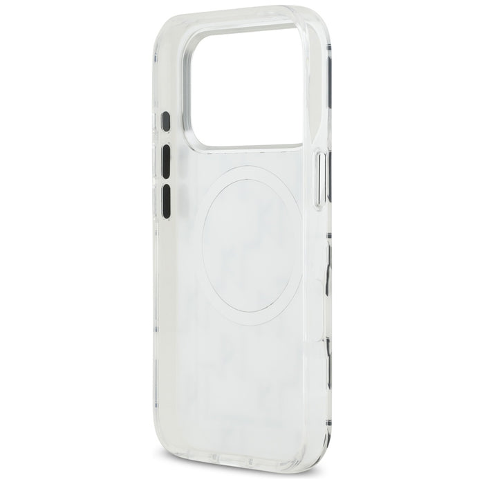 Karl Lagerfeld IML KL Monogram MagSafe Case for iPhone 17 Pro - White