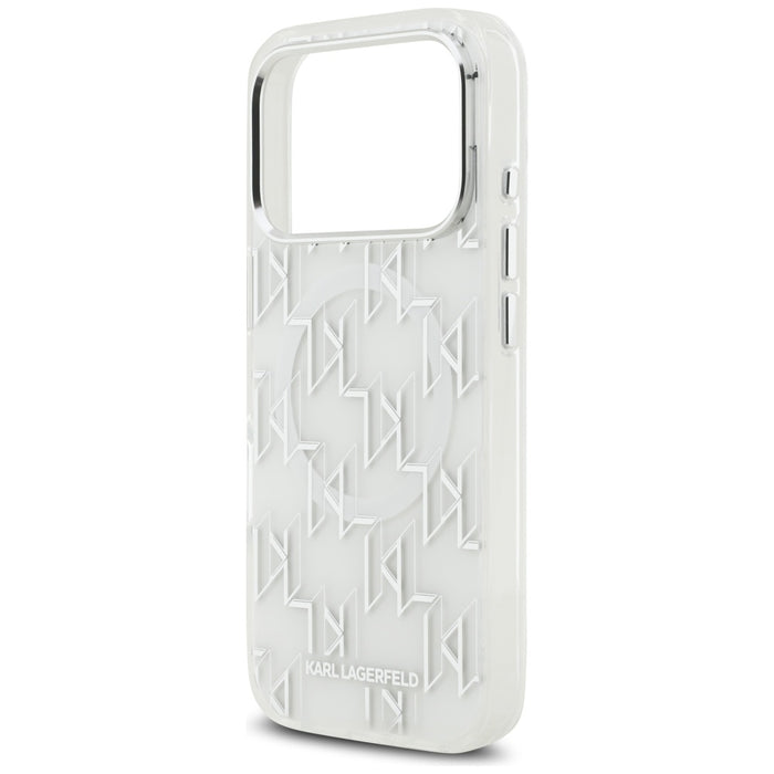 Karl Lagerfeld IML KL Monogram MagSafe Case for iPhone 17 Pro - White