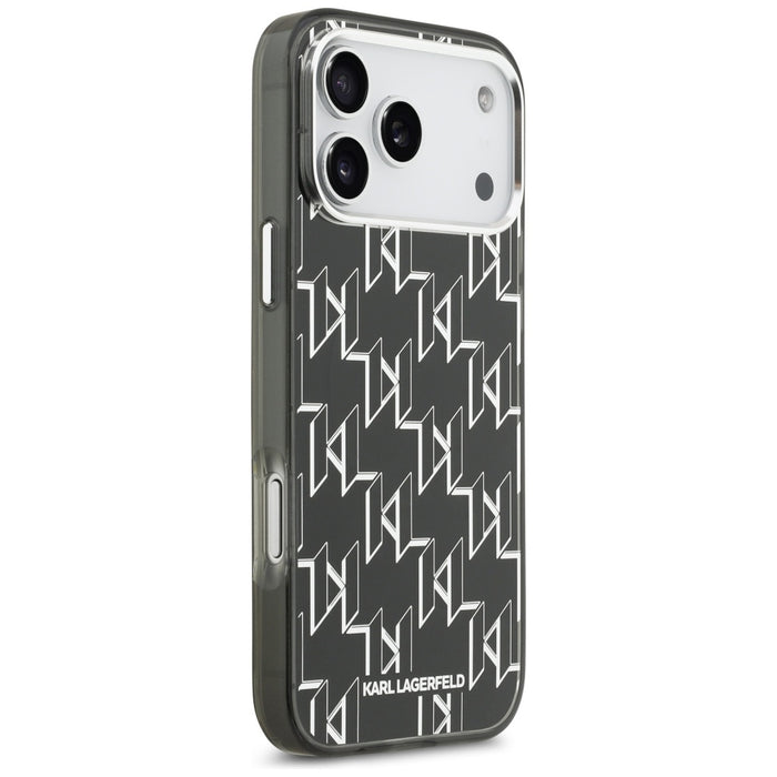 Karl Lagerfeld IML KL Monogram MagSafe Case for iPhone 17 Pro Max - Black